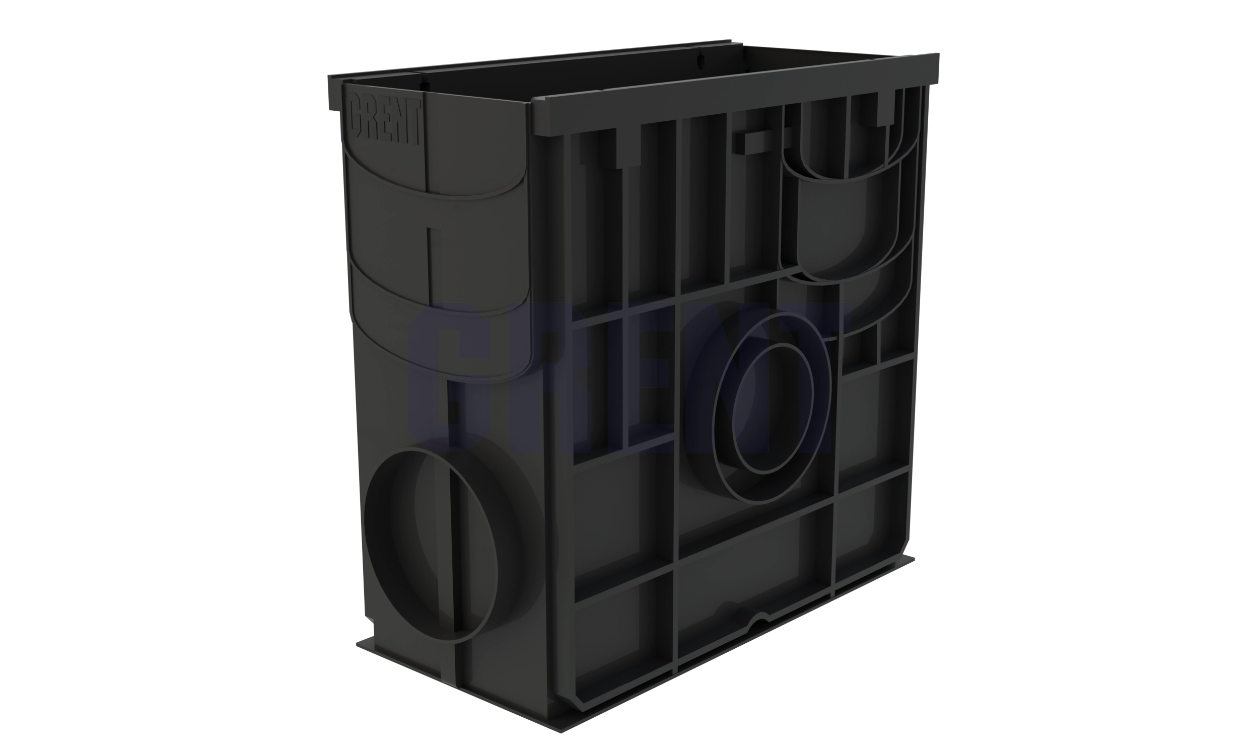 Пескоуловитель пластиковый GRENT PlasT DN150/200 H476 в комплекте со штампованой решеткой A15