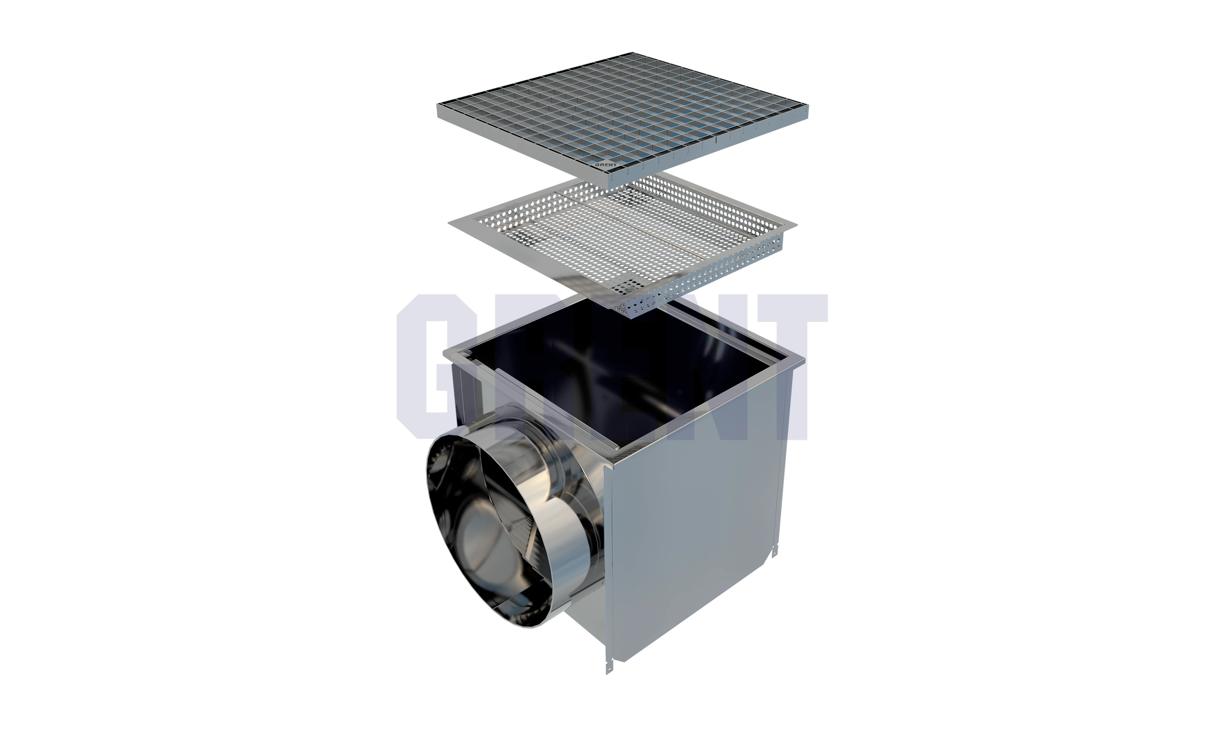 Трапы из нержавеющей стали серии GRENT KV
