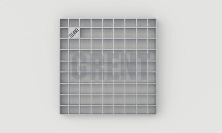 Решетка стальная ячеистая GRENT PlasT 300x300 В125 