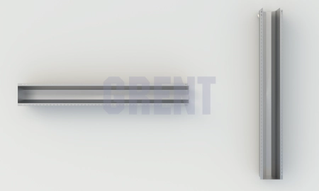 Лоток водоотводный мостовой GRENT MosT подвесной 150 торцевой