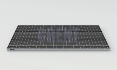 Прессованный настил из нержавеющей стали GRENT 33х11 500х1000