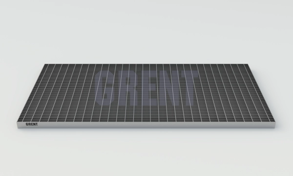 Прессованный настил из нержавеющей стали GRENT 33х11 500х1000 Прессованный настил из нержавеющей стали GRENT 33х11 500х1000