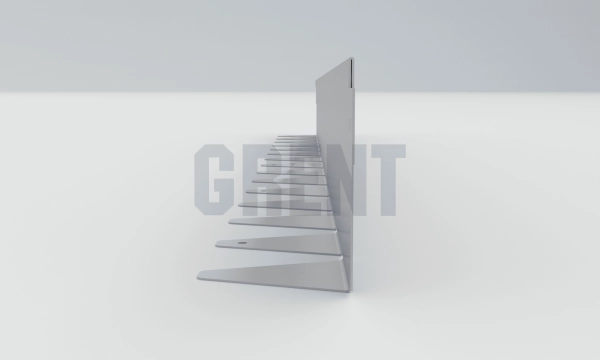 Бордюр стальной GRENT BR L-образный 1200*100, 1,5, оцинкованный