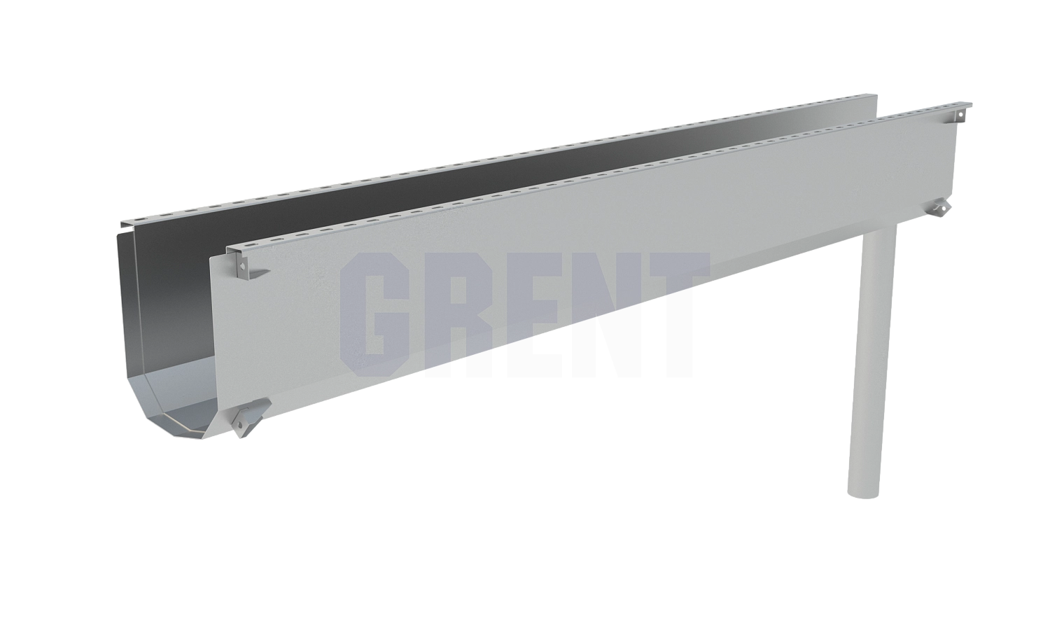 Лоток водоотводный мостовой GRENT MosT подвесной 200 выпускной