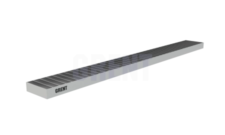 Решетка щелевая из нержавеющей стали GRENT S 100