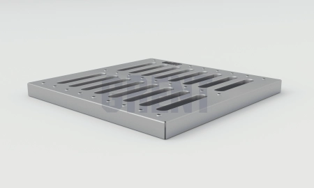 Штампованная решетка стальная GRENT PlasT 300х300 А15