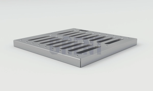 Штампованная решетка стальная GRENT PlasT 300х300 А15