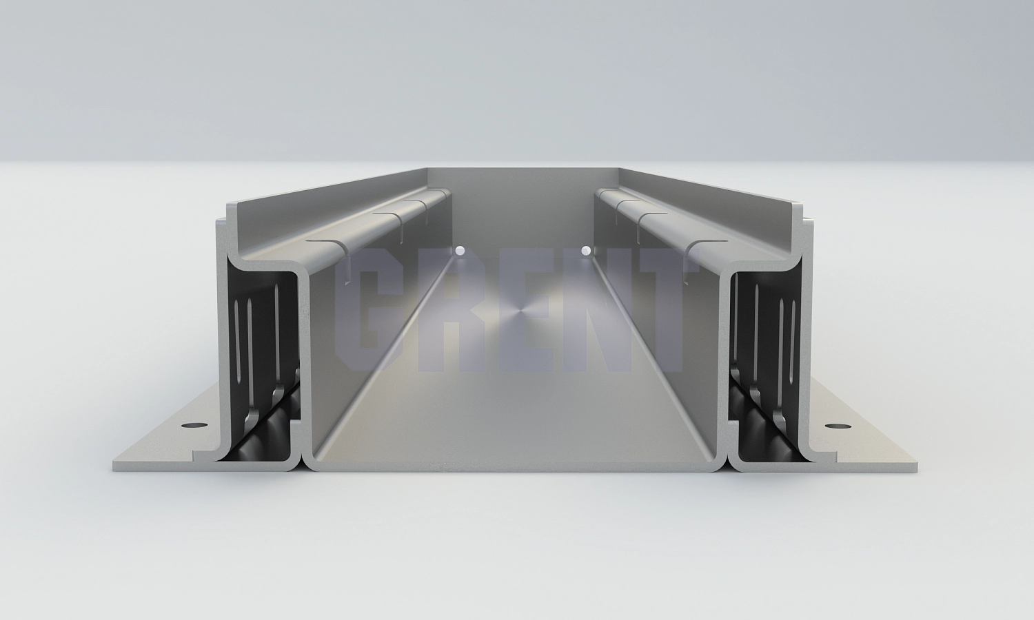 Лоток водоотводный мостовой GRENT MosT 150 торцевой