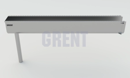 Лоток водоотводный мостовой GRENT MosT подвесной 150 выпускной торцевой