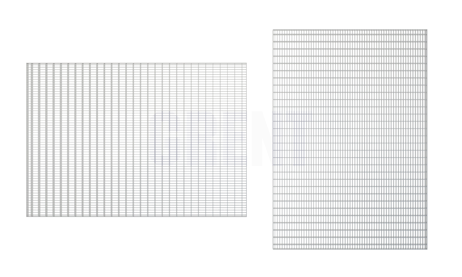 Прессованный настил из нержавеющей стали GRENT 33х33 700х1000