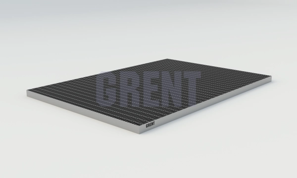 Прессованный настил из нержавеющей стали GRENT 33х11 700х1000 Прессованный настил из нержавеющей стали GRENT 33х11 700х1000