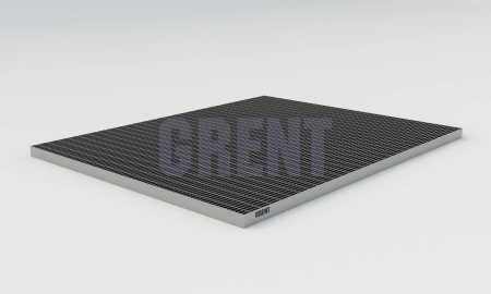 Прессованный настил из нержавеющей стали GRENT 33х11 800х1000