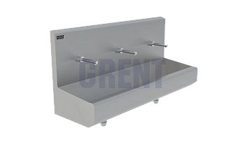 Умывальник 3-секционный подвесной GRENT-P-03