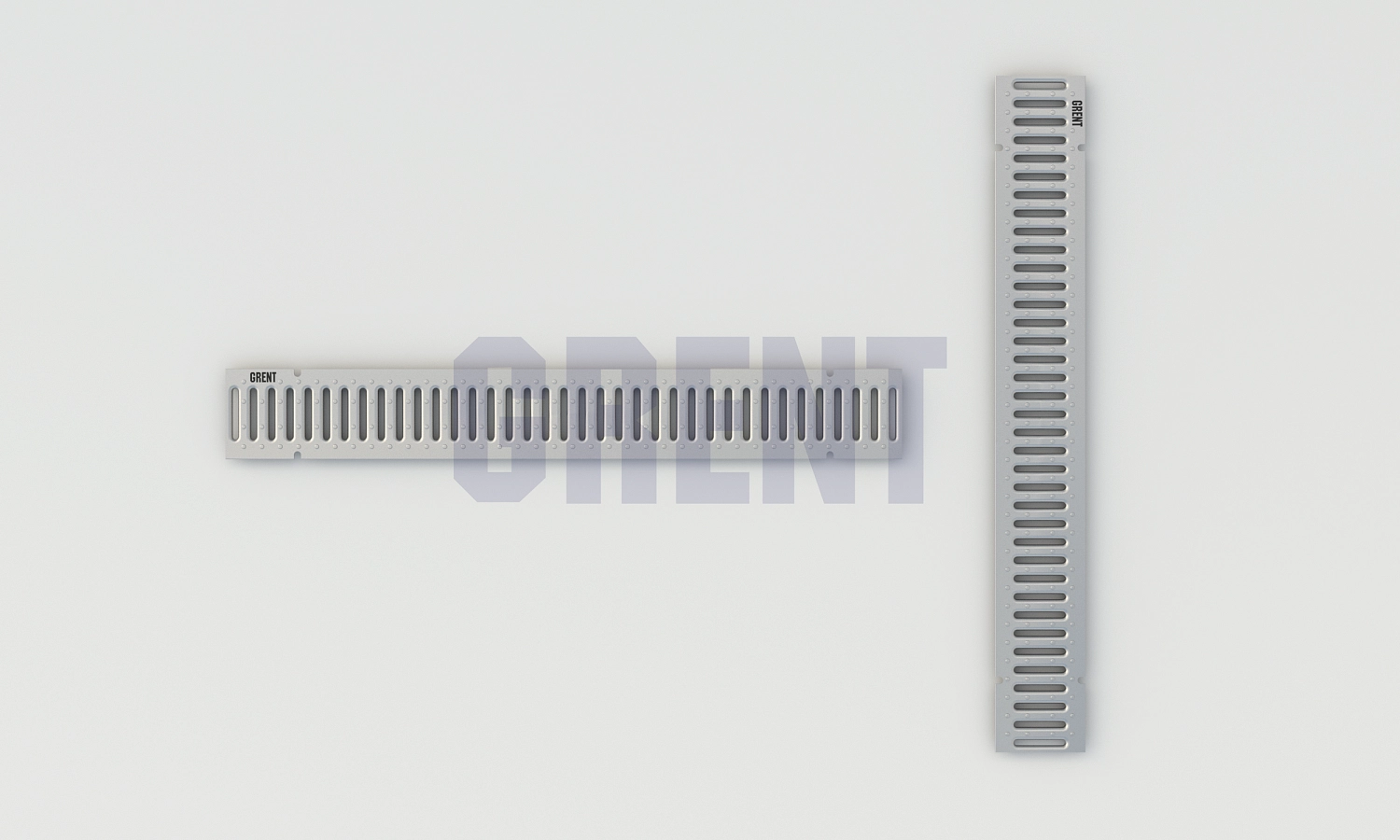 Водоотводная решетка стальная штампованная GRENT PlasT DN100 А15
