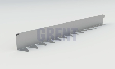 Бордюр стальной GRENT BR L-образный 1200*110, 1,5, оцинкованный