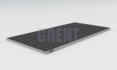 Прессованный настил из нержавеющей стали GRENT 33х11 490х990