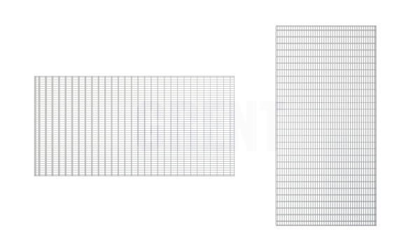 Прессованный настил из нержавеющей стали GRENT 33х11 500х1000