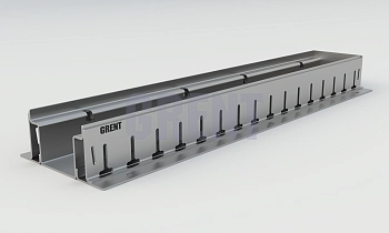 Лоток водоотводный мостовой GRENT MosT 100 торцевой