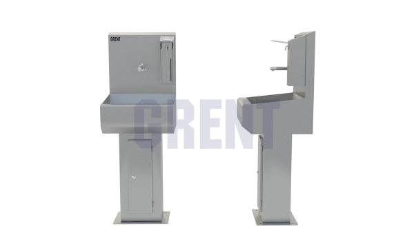 Умывальник 1-секционный на стойке GRENT-S-01 ЛД