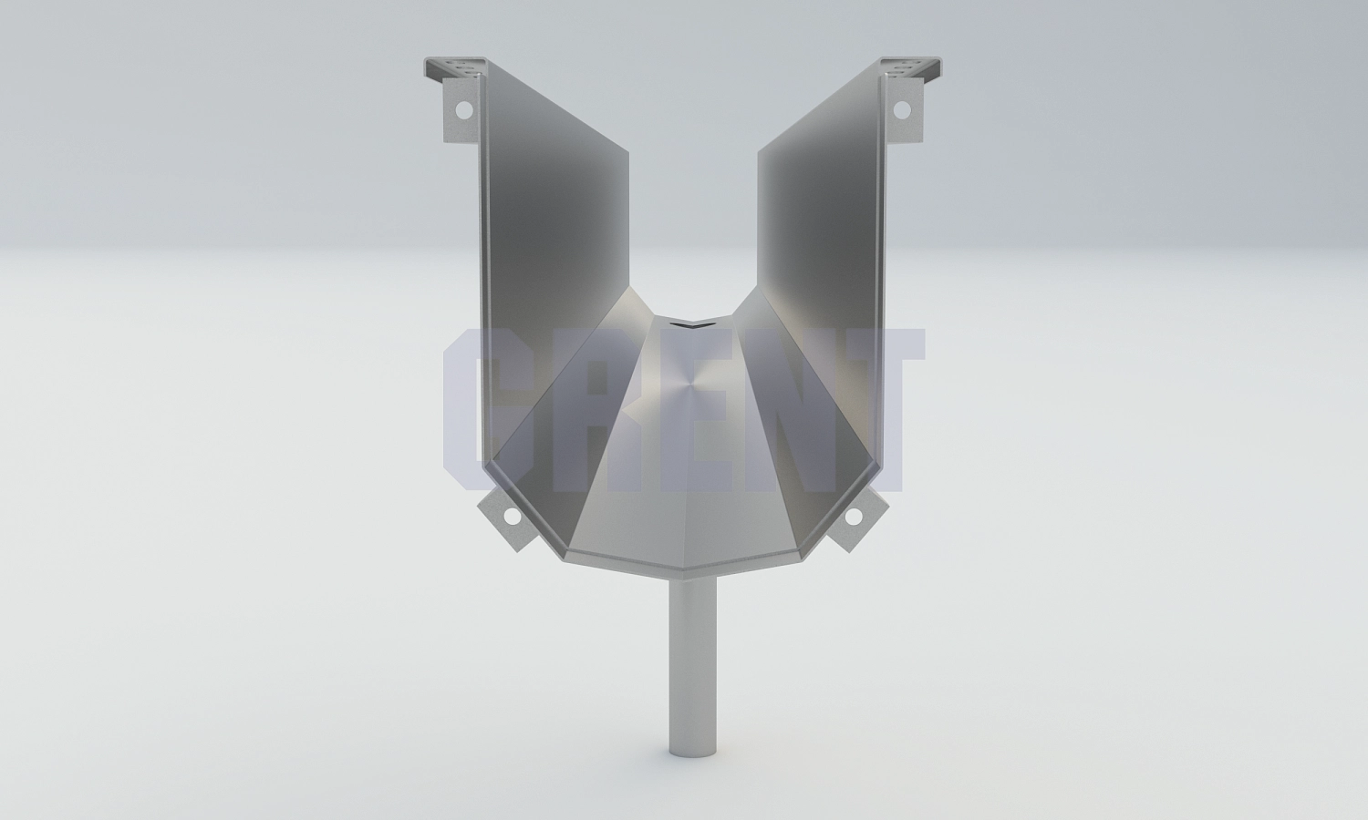 Лоток водоотводный мостовой GRENT MosT подвесной 300 выпускной