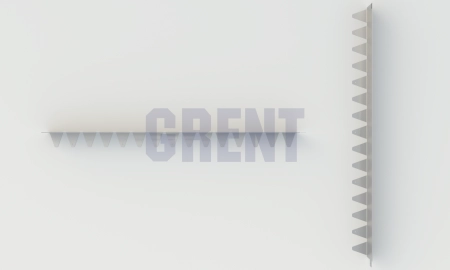 Бордюр стальной GRENT BR L-образный 1200*110, 1,5, оцинкованный