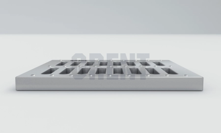 Штампованная решетка стальная GRENT PlasT 300х300 А15 