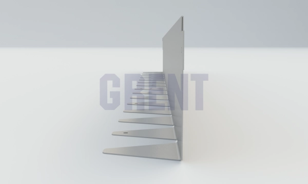 Бордюр стальной GRENT BR L-образный 1200*120, 1,5, оцинкованный