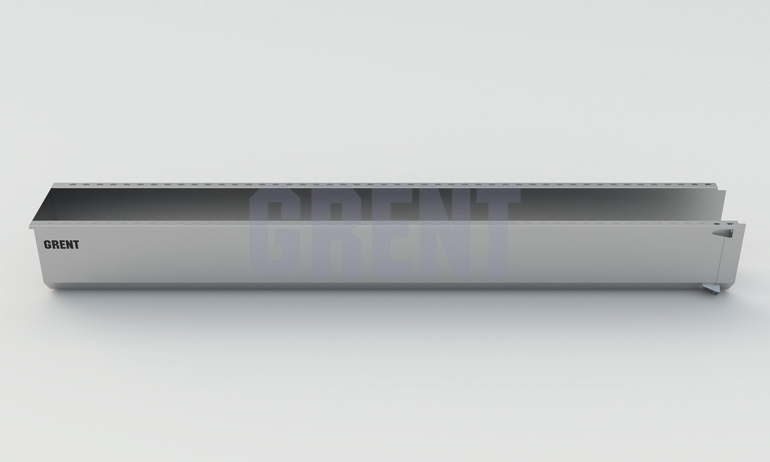 Лоток водоотводный мостовой GRENT MosT подвесной 150 торцевой