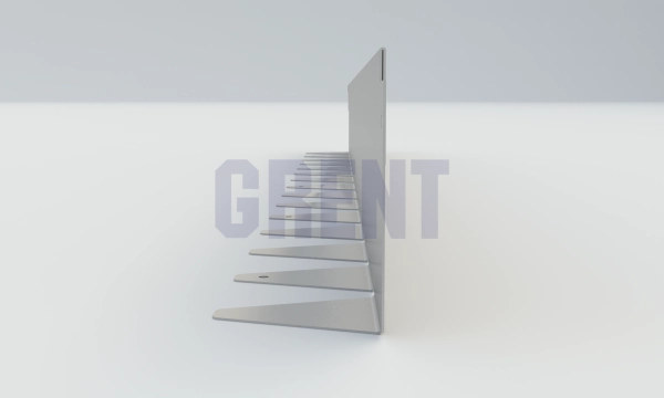 Бордюр стальной GRENT BR L-образный 1200*110, 1,5, оцинкованный