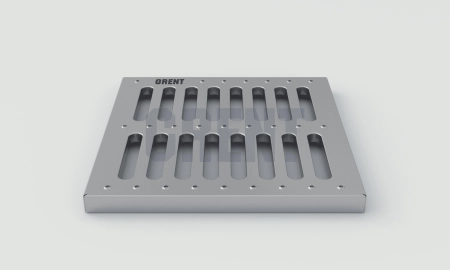 Штампованная решетка стальная GRENT PlasT 300х300 А15 