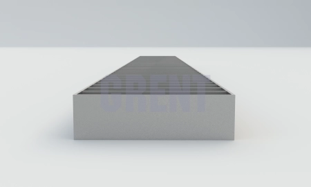 Решетка щелевая из нержавеющей стали GRENT S 80 