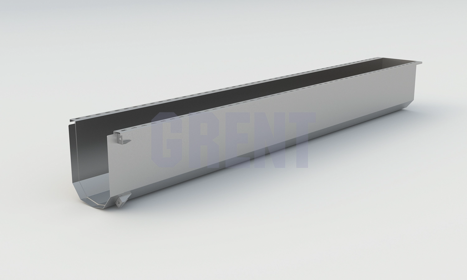 Лоток водоотводный мостовой GRENT MosT подвесной 150 торцевой