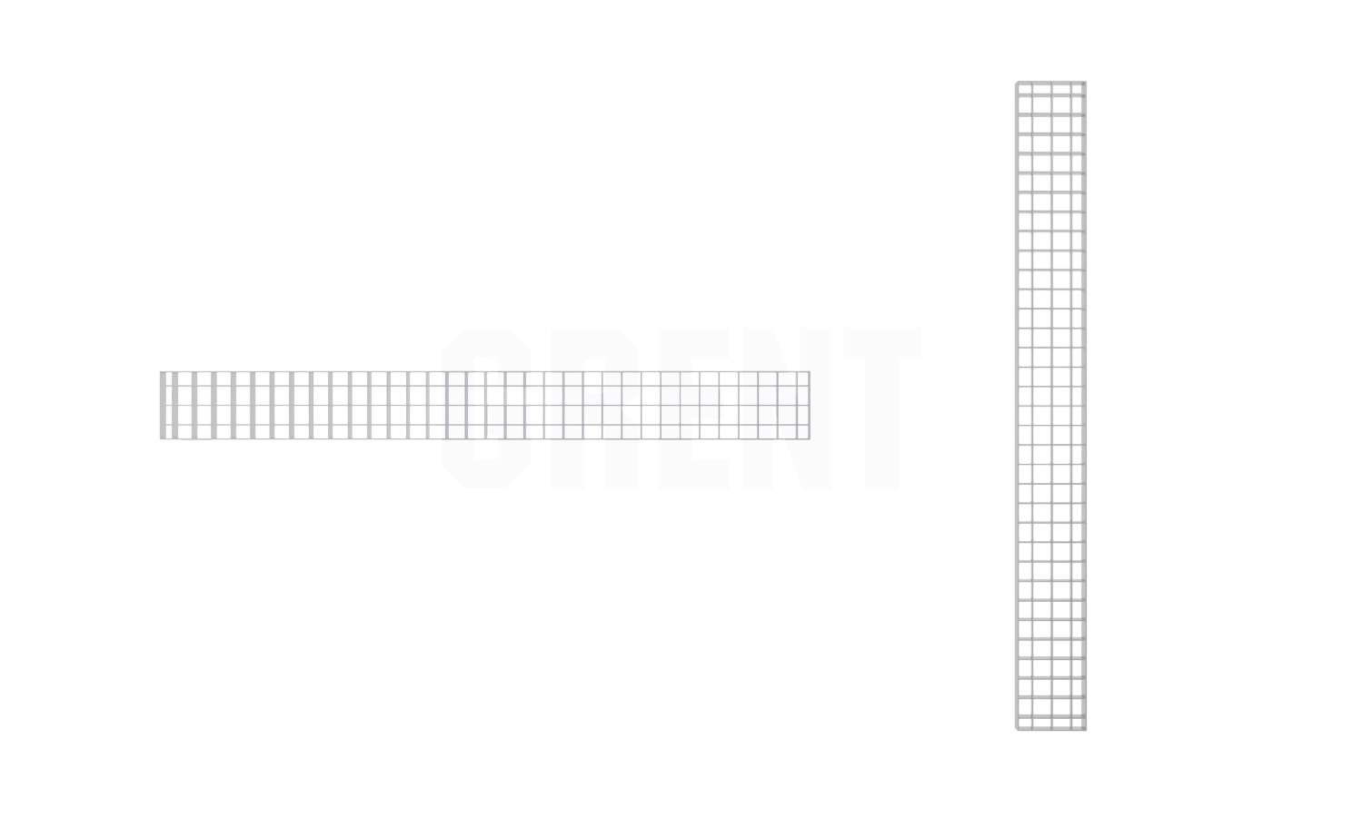 Решетка ячеистая из нержавеющей стали GRENT S 120