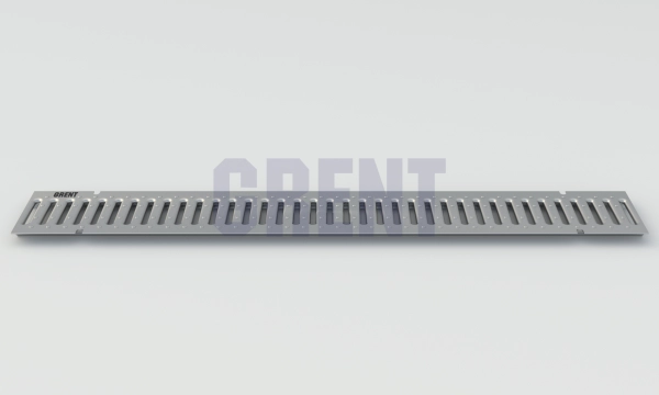 Штампованная решетка водоотводная из оцинкованной стали GRENT PlasT 100