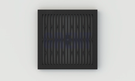 Решетка пластиковая GRENT PlasT 300х300 А15 черная 