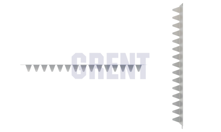 Бордюр стальной GRENT BR L-образный 2400*200, 1,5, оцинкованный