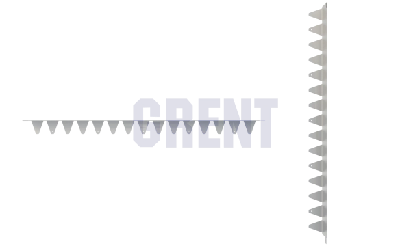 Бордюр стальной GRENT BR L-образный 1200*120, 1,5, нержавеющий