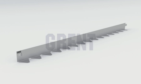 Бордюр стальной GRENT BR L-образный 1200*60, 1,5, оцинкованный