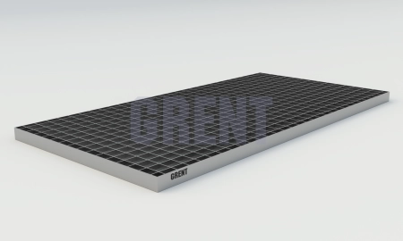 Сварной настил из нержавеющей стали GRENT 33х33 500х1000