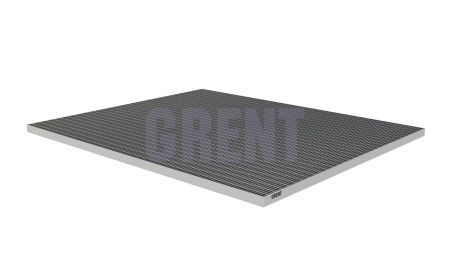 Прессованный настил из нержавеющей стали GRENT 33х33 1200х1000