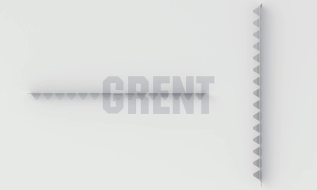 Бордюр стальной GRENT BR L-образный 1200*70, 1,5, оцинкованный