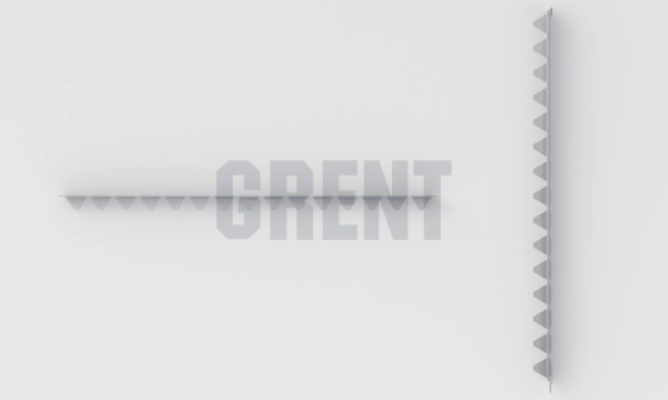 Бордюр стальной GRENT BR L-образный 1200*70, 1,5, оцинкованный