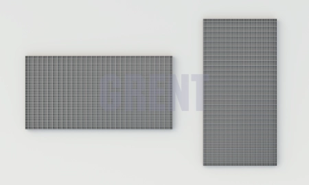 Прессованный настил из нержавеющей стали GRENT 33х11 500х1000