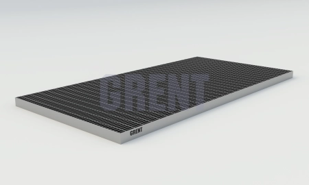 Прессованный настил из нержавеющей стали GRENT 33х11 500х1000