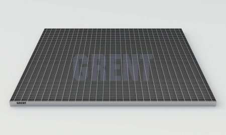 Прессованный настил из нержавеющей стали GRENT 33х11 900х1000