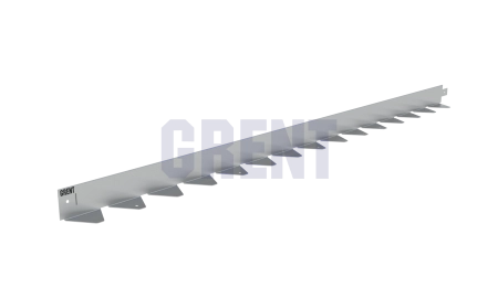 Бордюр стальной GRENT BR L-образный 2400*50, 1,5, оцинкованный