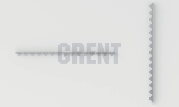 Бордюр стальной GRENT BR L-образный 1200*50, 1,5, оцинкованный