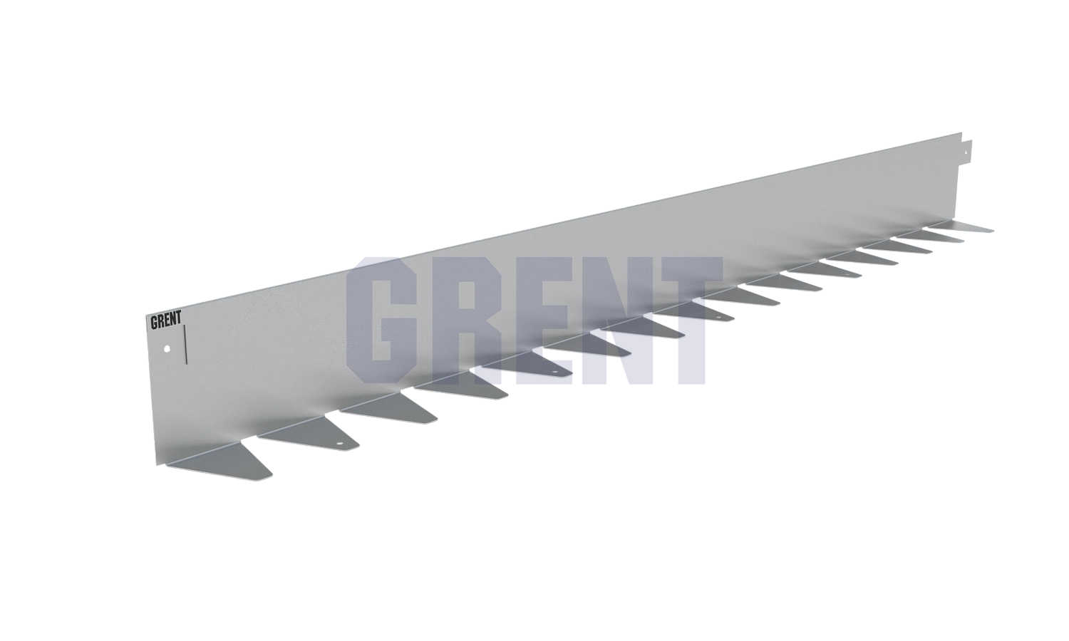 Бордюр стальной GRENT BR L-образный 2400*110, 1,5, оцинкованный