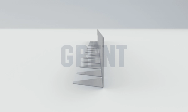 Бордюр стальной GRENT BR L-образный 1200*70, 1,5, оцинкованный