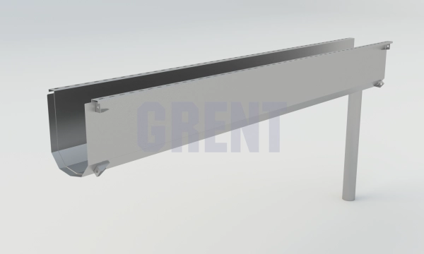 Лоток водоотводный мостовой GRENT MosT подвесной 150 выпускной